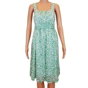 Motherhood Maternity Green Patterned Midi Dress